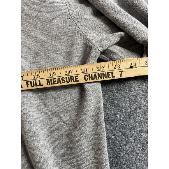 Roundtree Yorke Shirt Mens XLT  1/4 Zip Pullover Mock Neck Grey Sweater LS Fall - Picture 9 of 16